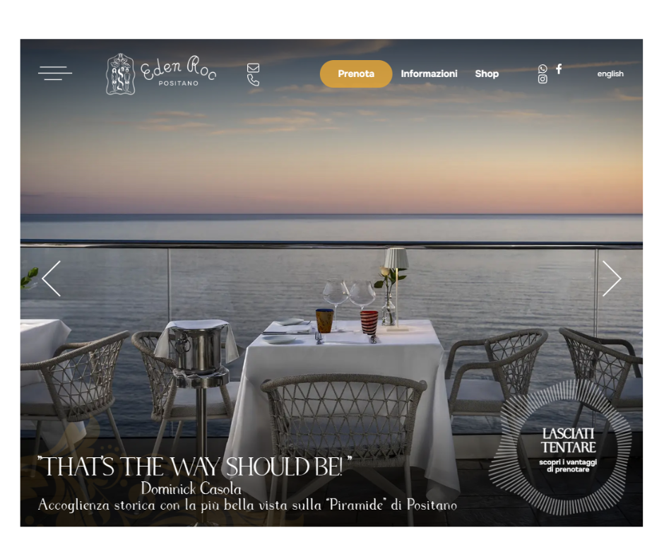 Eden Roc Hotel — 84017 Positano SA